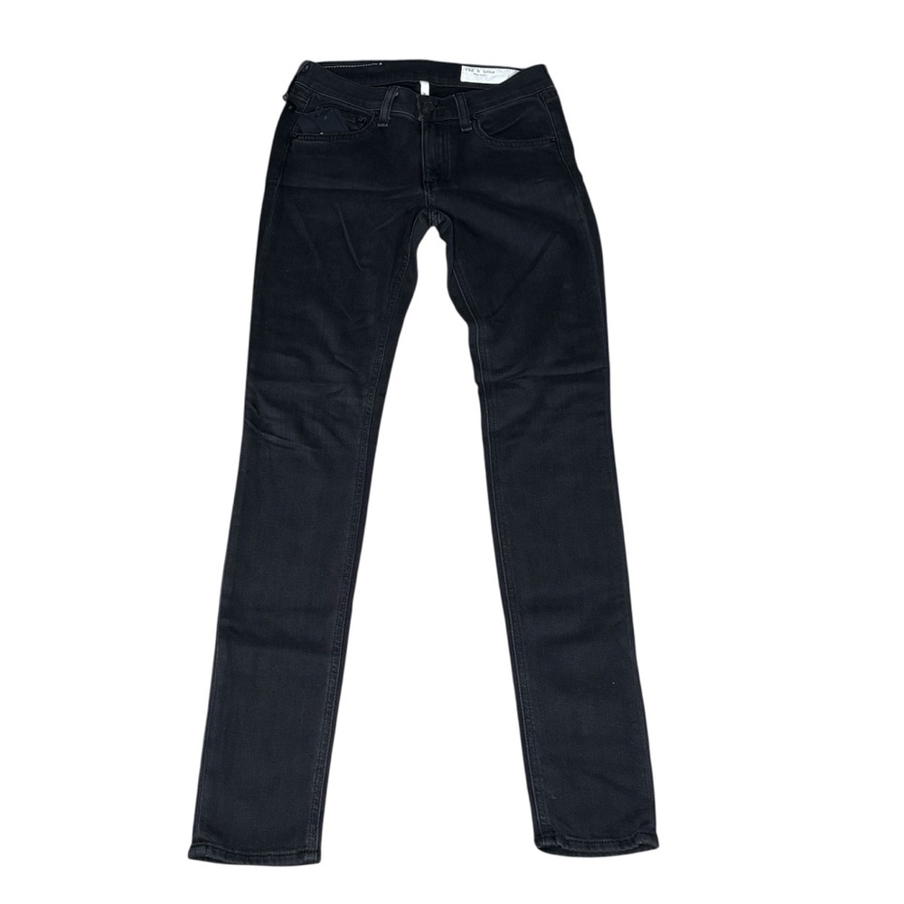 NWT Rag & Bone Black Skinny Soft Rock Skinny Jeans Size 25